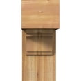 thumbnail image 2 of Ekena Millwork 8"W x 18"D x 18"H Olympic Block Rough Sawn Bracket w/ Offset Brace, Western Red Cedar, 2 of 25