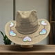 thumbnail image 4 of LLDYYDS - Juego de pendientes y botas de vaquera con diamantes de imitación y sombrero de vaquero, estilo occidental, de fieltro, estilo jazz, para mujer, 4 of 6