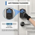 thumbnail image 5 of Fingerprint Door Lock Keyless Entry Electronic Keypad Deadbolt Smart Lock Black, 5 of 7