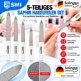 thumbnail image 7 of S SMI 5-Piece Coarse Sapphire Nail File Set with 5 Solingen Sapphire Nail Files, White, 7 of 7