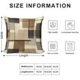 thumbnail image 2 of Brown And Grey Abstract Art Artwork Pillow Covers,Brown And Grey Abstract Art Artwork Throw Pillow Covers 20"×20" ,Living Room Sofa Couch Pillow Covers,Decorative Pillow Covers, 2 of 7