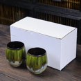 thumbnail image 1 of Ceramic Kiln Change Espresso Cup Set Japanese Style Tea Cup Master Single Cup Creative Big Belly Water Cup, 1 of 6