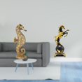 thumbnail image 2 of Escultura De Resina De Caballo Dorado, Figura Decorativa Moderna De Mesa, Adorno De Animal Para Oficina, Dormitorio, Sala De Estar, Chimenea, Centro De Mesa, Colección, 2 of 8