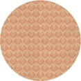thumbnail image 1 of Ahgly Company Machine Washable Indoor Round Transitional Construction Cone Orange Area Rugs, 5' Round, 1 of 7