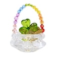 thumbnail image 2 of Crystal Expressions Rainbow Basket Figurine Saints Patrick's Day Irish Acryv107, 2 of 3