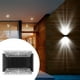 thumbnail image 1 of Xihbxyly Aplique Solar de Pared, Diseño Impermeable para Exteriores, Panel Solar de Alta Eficiencia, Ip65, Larga Duración, para Jardín, Patio y Puerta de Entrada, Juego de 4 Unidades, Fácil Instalaci, 1 of 7