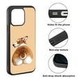 thumbnail image 2 of WIRESTER Shockproof Soft Rubber Cover Case for Apple iPhone 15 Pro Max 6.7" 2023, Pembroke Welsh Corgi Dog Butt Looking Back On Sunset Background, 2 of 5