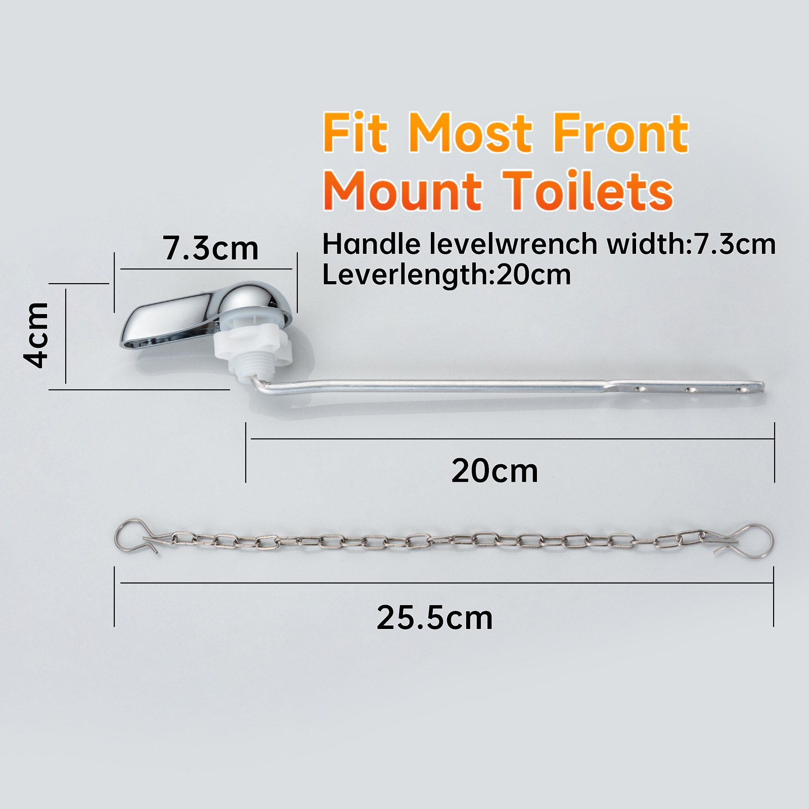 JoyRain Toilet Repair Kit with Stainless Steel Chain photo 6