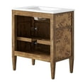 thumbnail image 4 of Modway Elysian 30" Wood Bathroom Vanity in White Brown, 4 of 10
