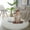 Beige, variant on SHIPKEY Fluffy Soft Round Rugs, Indoor Area Rugs, Shaggy Anti-Skid Carpet for Bedroom Living Room, Round Area Rugs Perfect for Boys & Girls (Grey, 3.3x3.3 Feet/100x100cm)