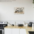 thumbnail image 4 of Dining Room Wall Art Gather Signs for Home Decor Kitchen Pictures Wall Decor Rustic Gather Sign for Wall Decorations Inspirational Saying Quotes Canvas Poster Farmhouse Textured Artwork Framed 12x16", 4 of 6