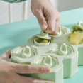 thumbnail image 4 of Moldes de paletas de silicona Botao, moldes de bricolaje para helado para niños, fácil liberación, limpieza, 1 pieza, 4 of 5