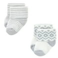 thumbnail image 5 of Hudson Baby Cotton Rich Newborn and Terry Socks, Gray Arrows 12-Pack, 0-6 Months, 5 of 8