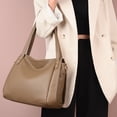 thumbnail image 3 of Carteras y bolsos de mano para mujer Bolso de mano con asa superior Bolso de hombro tipo hobo Bolso bandolera para mujer Caqui, 3 of 5