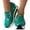 Green, variant on Platform Walking Shoes for Women Ripped Canvas Mesh Slip on Loafers with Hidden High Heels