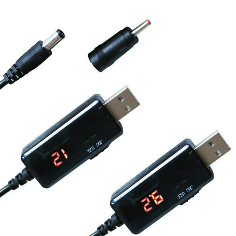 Fule USB boost converter DC 5V to 9V 12V USB boost converter cable+power  converter 