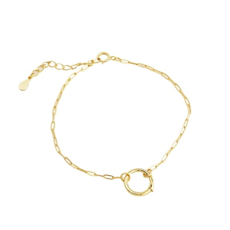 925 Silver Bracelet Sterling Silver Open Pendant Bracelet