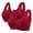 Wine+Wine, variant on Ohufall 2-Packs Bras for Women, Ladies Bras, Women's Non Steel Ring Push Up Bra New Front Buckle Anti-Sagging Plus Size Thin Underwear, 36B/C-50B/C