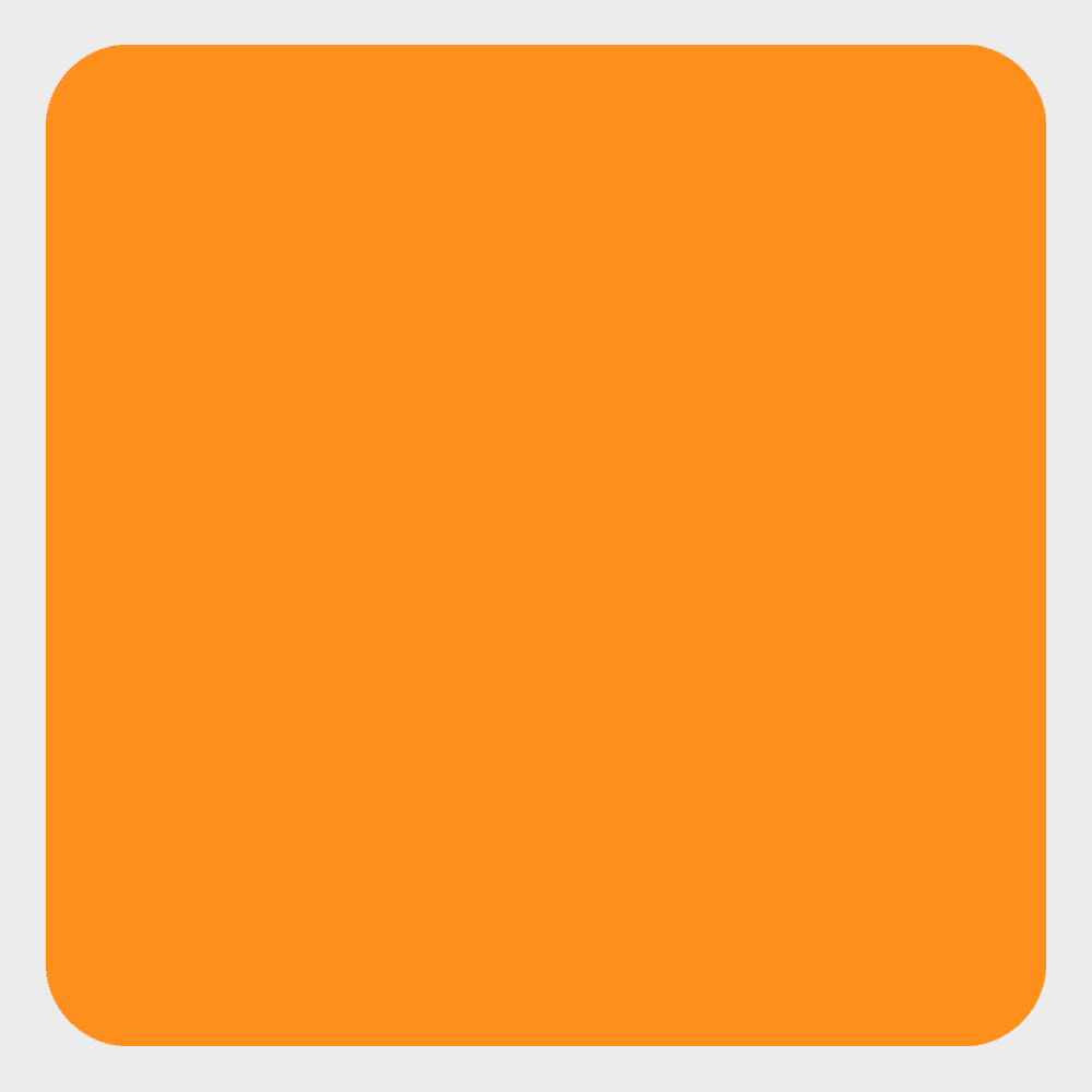 JAM Paper Standard Label Rolls, Square, 1 3/4 X 1 3/4, Neon Orange, 125 Labels/Roll