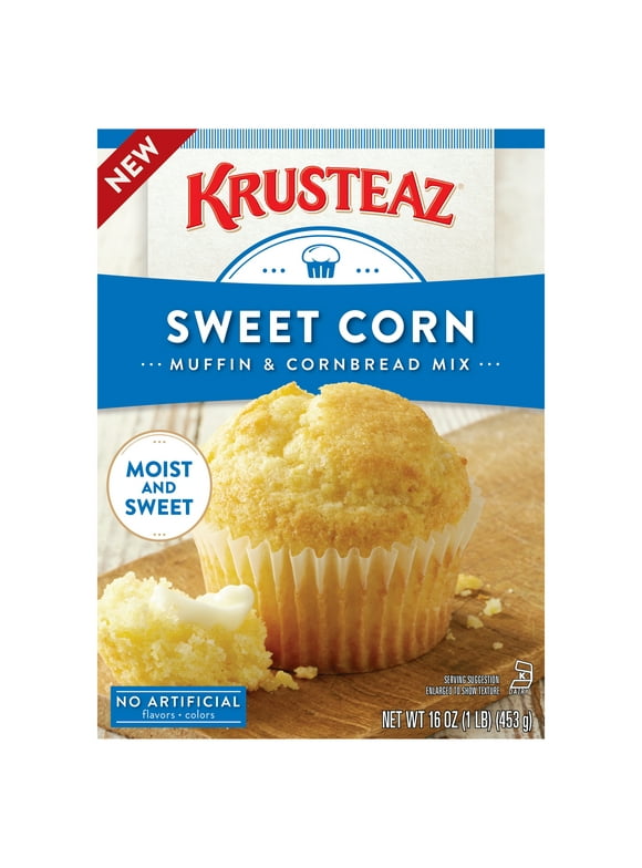 Krusteaz Sweet Corn Muffin & Cornbread Mix, 16 oz. Box