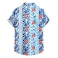 thumbnail image 4 of Short Sleeve Hawaiian Shirts for Men Casual Button Down Shirt, 4 of 9