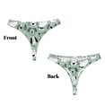 thumbnail image 3 of Balery Puppy Tangas de Algodón para Mujer con Estampado – Ropa Interior Sexy, Transpirable, G-string-Small, 3 of 6