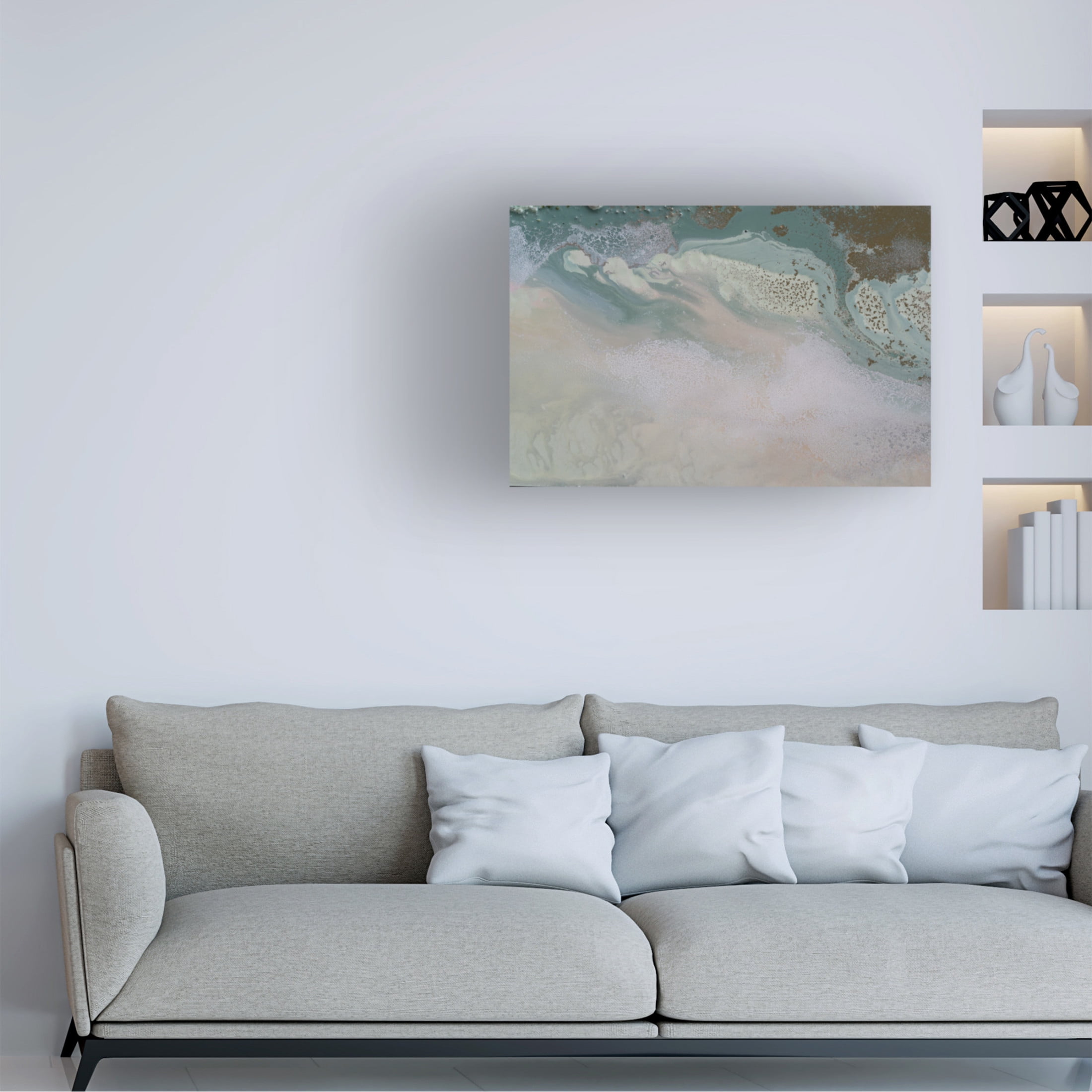 Canvas Wall Art - Petra Meikle de Vlas 'Path of Transformation' Wall Art for Living Room, Bedroom, or Office Décor by Trademark Fine Art - 19 x 12 Inches