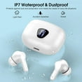thumbnail image 7 of Wireless Earbuds Bluetooth 5.3 Headphones, 40H Playback HiFi Stereo Ear Buds with LED Display, Noise Cancelling Earbuds, IP7 Waterproof in-Ear Earphone for iOS Andriod Sport/Workout/Running, 7 of 7