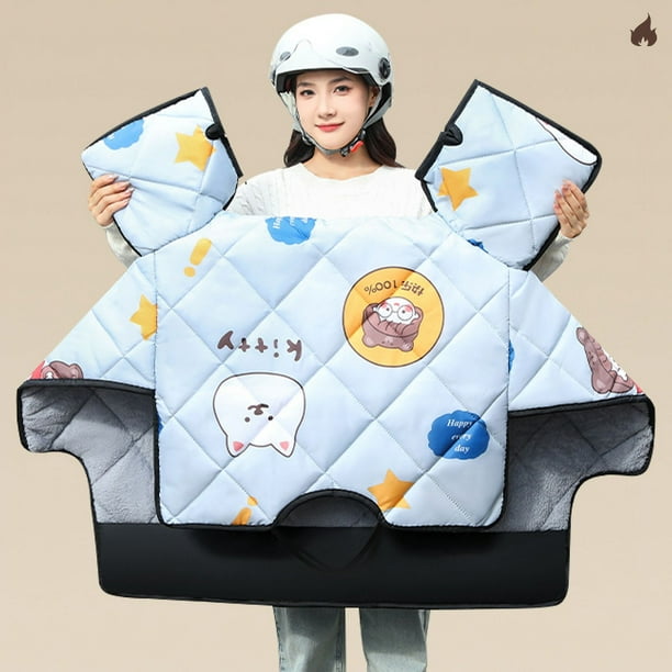 Cubierta de parabrisas para vehículo eléctrico tipo maceta, protector solar para las cuatro estaciones, para montar en verano, batería, parabrisas de motocicleta, cubierta de parabrisas