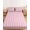 Rose Pink, Baby Pink, Blush, White, variant on Cal.King Size Fitted Sheet Set - Yellow Stripes 3 Piece Bedding Sets 16" Deep Pocket Fitted Sheet with 2 Pillowcases, Modern Vertical Striped Geometric Simple Brushed Microfiber Hotel Bed Sheets