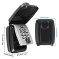 thumbnail image 4 of Key Lock Box Wall-Mount Secret Code Security Safe Storage Weatherproof Keeper Organizer ,Easy to Operate, 4 of 7