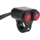 thumbnail image 1 of Interruptor de motocicleta Qiilu, interruptor universal de 22 mm para manillar de motocicleta, faros, frenos, luces antiniebla, bocina, interruptor de botón de control dual (B), 1 of 5
