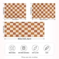 thumbnail image 2 of Yayeee Pillowcase Queen Size Set of 2 Satin Wrinkle Resistant Envelope Pillow Case, Rusty Orange Plaid, 2 of 8