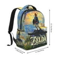 thumbnail image 2 of The Legend Of Zelda Backpacks Daily Large Capacity Backpack Lightweight Rucksack Casual Daypack Bookbag Shoulder Bag, 2 of 7