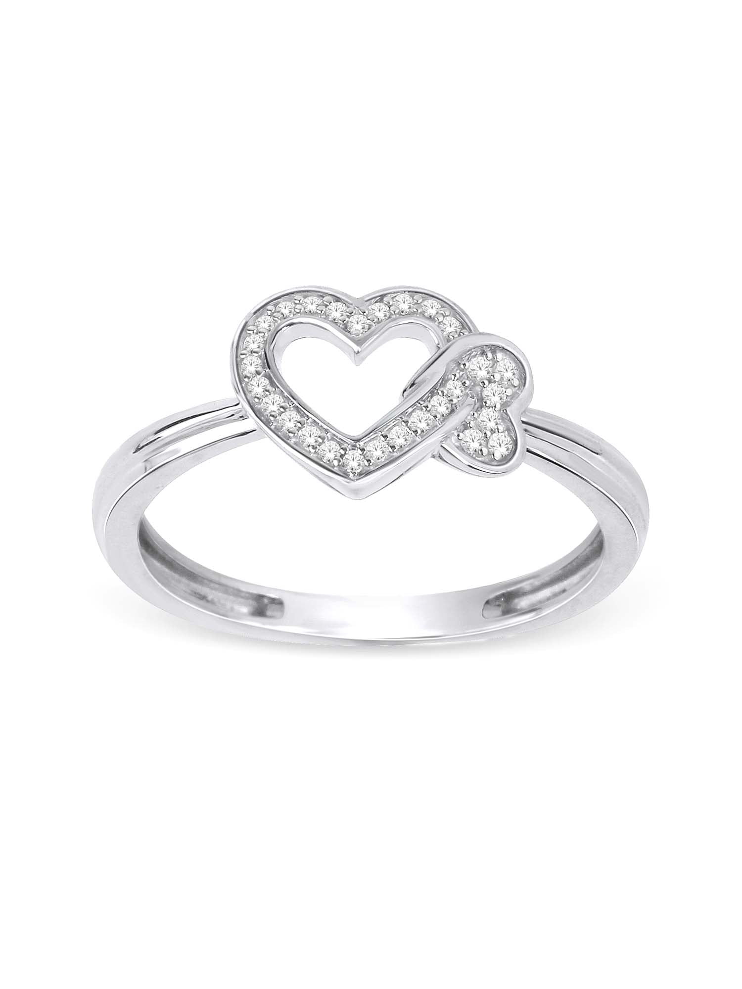 twin heart ring