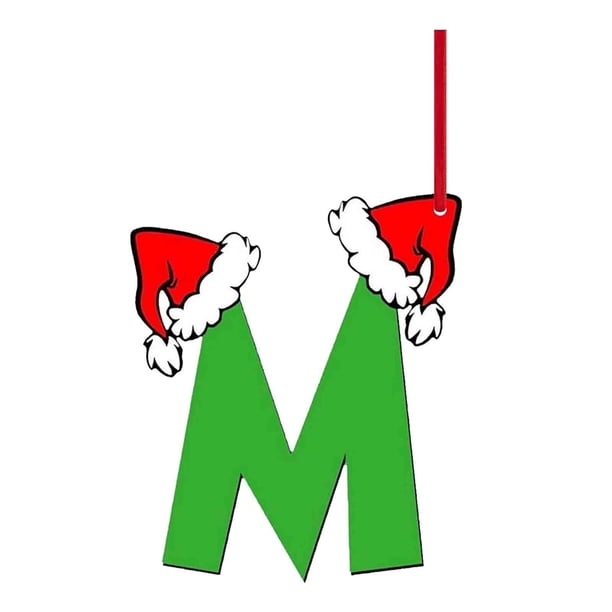 Letras Acrílicas Navideñas, Adornos Navideños con Letras, Decoraciones Acrílicas, Adornos Colgantes para El Árbol de Navidad.