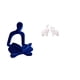 thumbnail image 1 of Figura abstracta de pensador, escultura única, arte de mesa, adorno, colección de estatuas de animales versátiles para la decoración del hoga, 1 of 8