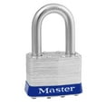 thumbnail image 3 of Master Lock 1-1/2" H x 1-1/8" W x 2" L Steel Pin Tumbler Padlock Keyed Alike, 3 of 10