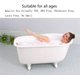 thumbnail image 3 of Ivory Bathroom Shower Non-Slip Mat, Round Bathroom Non-Slip Mat, Household Shower Room Hydrophobic Quick-Drying Suction Cup Floor Mat, Bathroom Bath Massage Foot Mat, 3 of 5