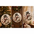 thumbnail image 5 of Christmas Diamond Paintings Art Suncatcher, Christmas Hanging Pearl Kit, DIY Craft, Pre-Assembled Metal Chain, 3D Mixed-Sized Pearl Beads Craft, Xmas Decor Gift for Home Window Wall Decor (Snowman), 5 of 11