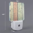 thumbnail image 2 of Honeii Hardwood Print LED Night Light with Light Sensor, Night Lights Plug Into Wall,Ideal for Bedrooms and Hallways-US, 2 of 7