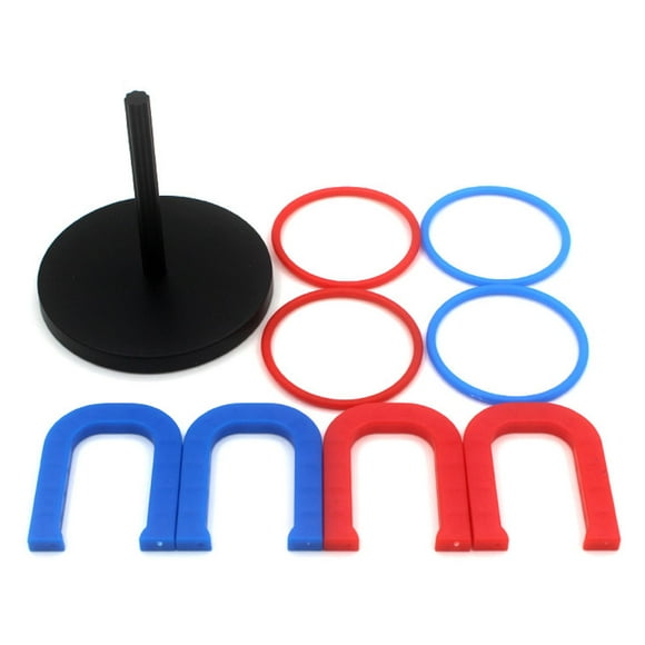 Flmtop Rubber Horseshoe Circular Throwing Ring Children Intellectual Puzzle Game Toys