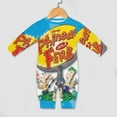 thumbnail image 4 of Phineas And Ferb Baby Onesie Romper Footless Infant Long Sleeve Jumpsuit for Boys Girls, 4 of 8