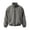 08#Gray, variant on Zip Up Fleece Jacket For Men Stand Collar Loose Fit Long Sleeve Solid Color Casual Sweatshirt