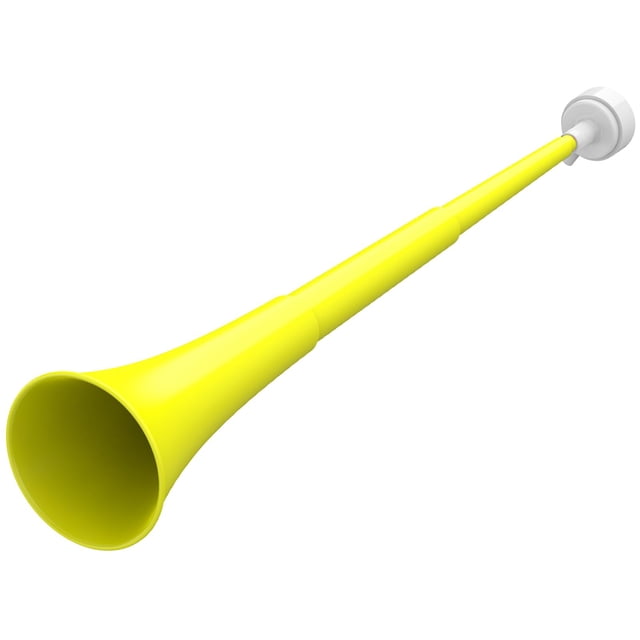 Corneta de estadio Ouffun Vuvuzela plegable de plástico de 61 cm