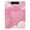 Pink Dreamy Heart, variant on A4 Double Clip File Folder 18.9x12.6in Clipboards Foldable Binder Holds 80 Sheets Project Folder for Office, Home Heart with Galaxy Background