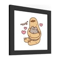 thumbnail image 3 of Gallery Pops Pusheen - Hug Wall Art, Black Framed Version, 12" x 12", 3 of 4