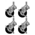 thumbnail image 1 of Miangastore Roulettes de Chariot pour Gril Noir 4 Pcs 1.5 Po, 1 of 9