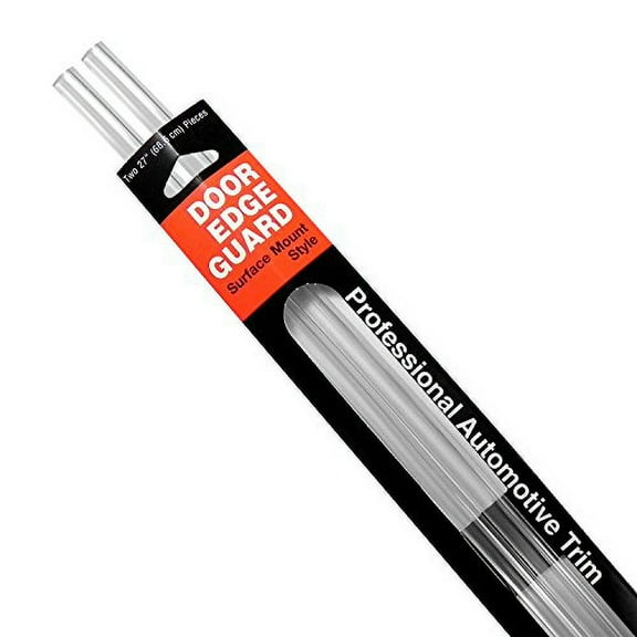 Full Size 2-27" Strips Clear U Door-Edge Trim