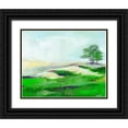 thumbnail image 1 of Seay, Anne 14x12 Black Ornate Wood Framed with Double Matting Museum Art Print Titled - Fog Mountains, 1 of 4